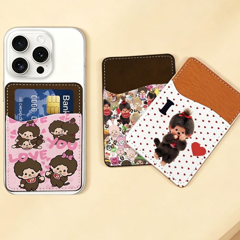 Index Card Holder - Portfel na telefon MONCHHICHI dla kobiet