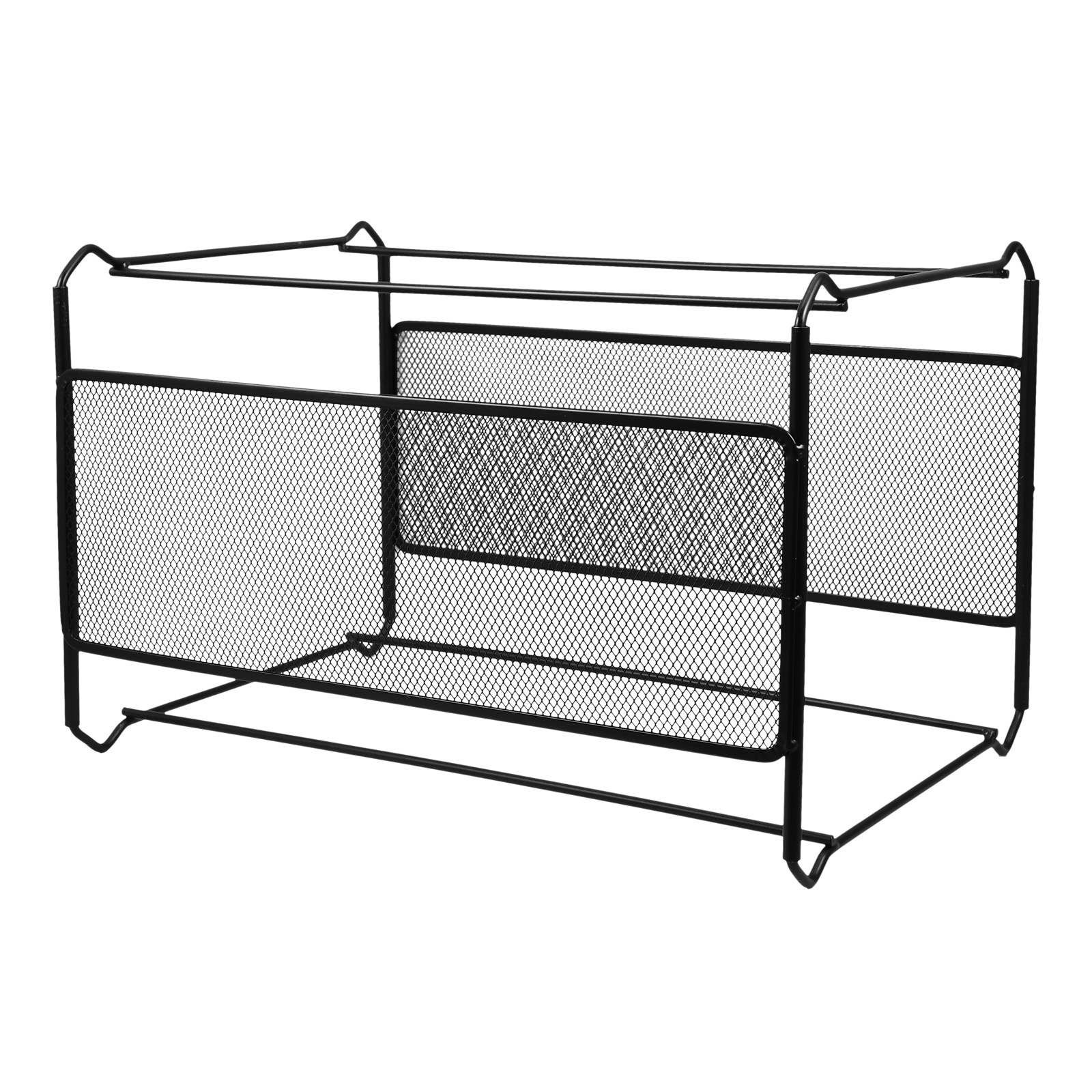 Magazine Holder Rack - Metalowy organizer na dokumenty, segregator na