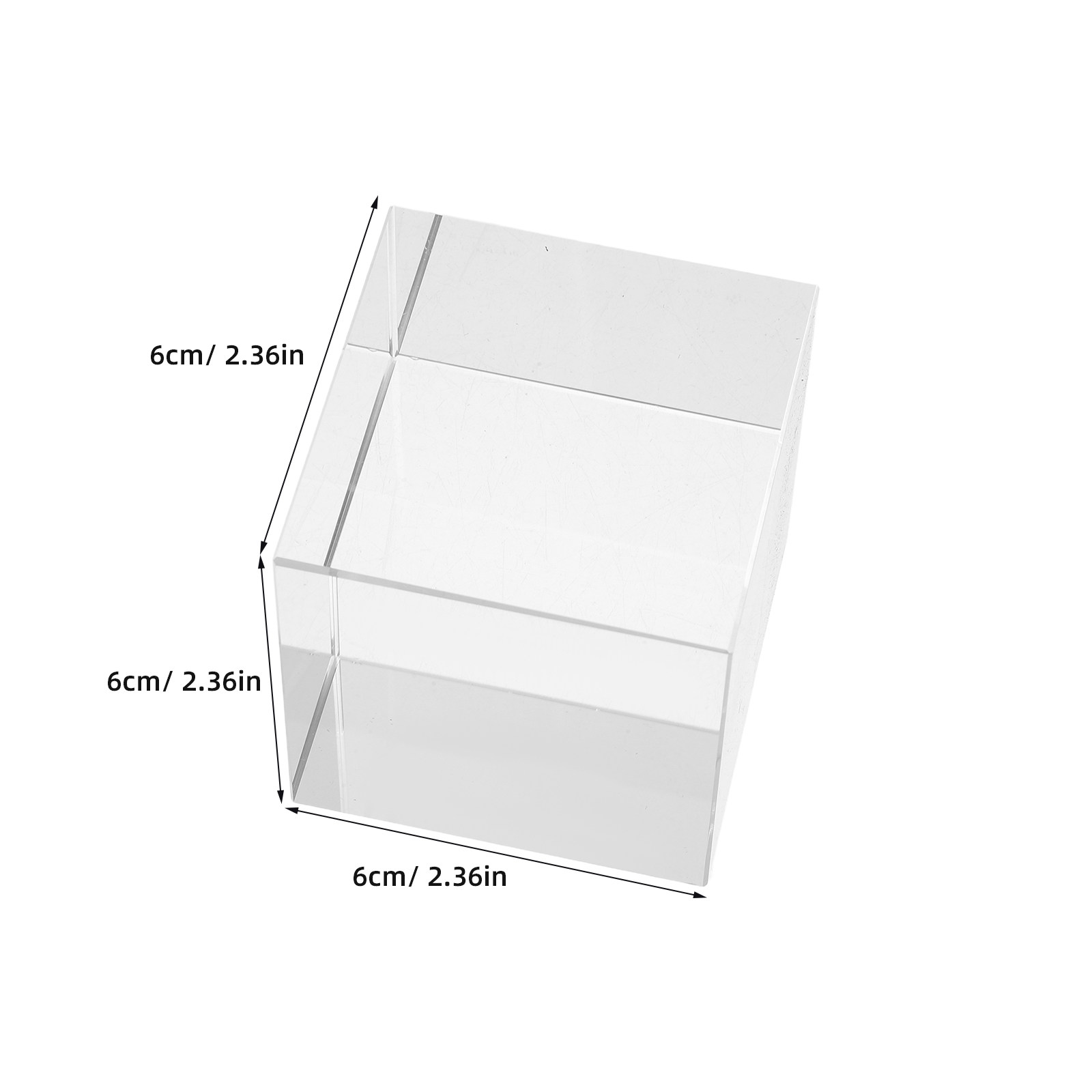 Przezroczysty, kwadratowy, kry – Book Weight Glass recenzja i cena
