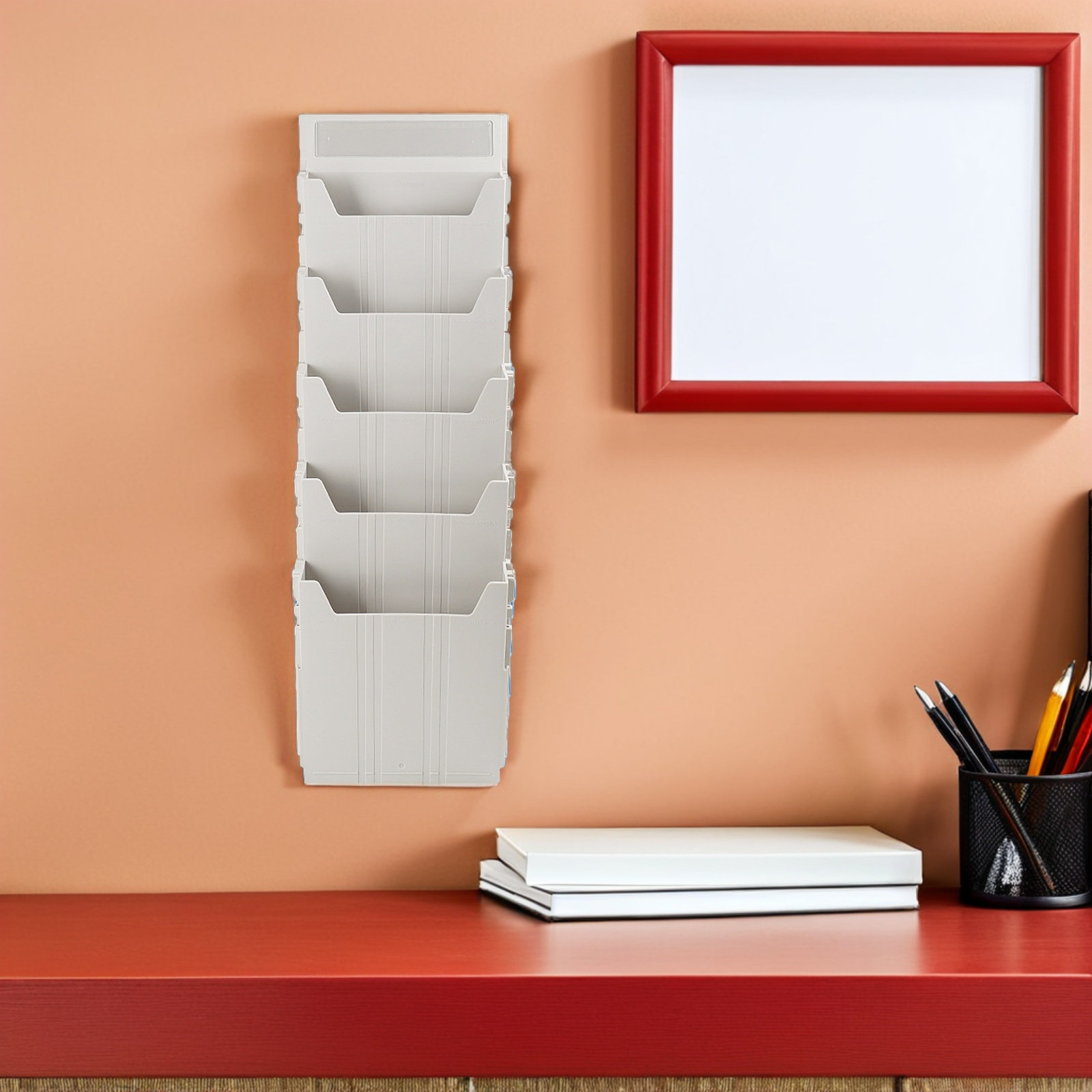 Regał na dokumenty montowany n – Magazine Holder Rack recenzja i cena