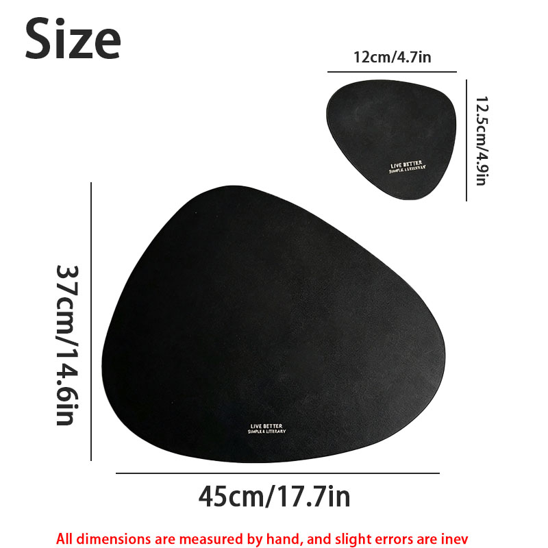 2/4/8/12 sztuk – skórzane podk – Leather Desk Pad recenzja i cena