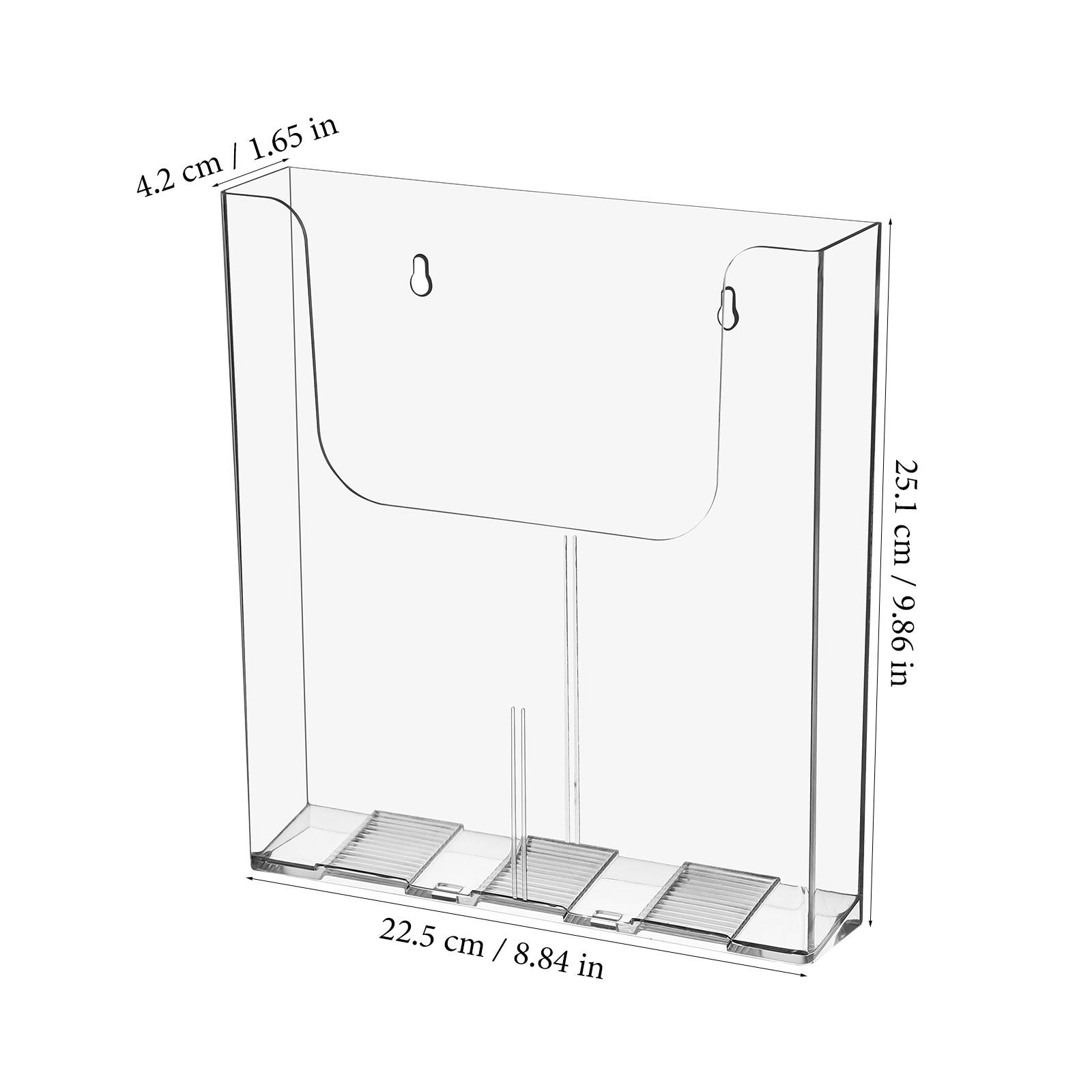 2 sztuki przezroczystych, akry – Magazine Holder Rack recenzja i cena