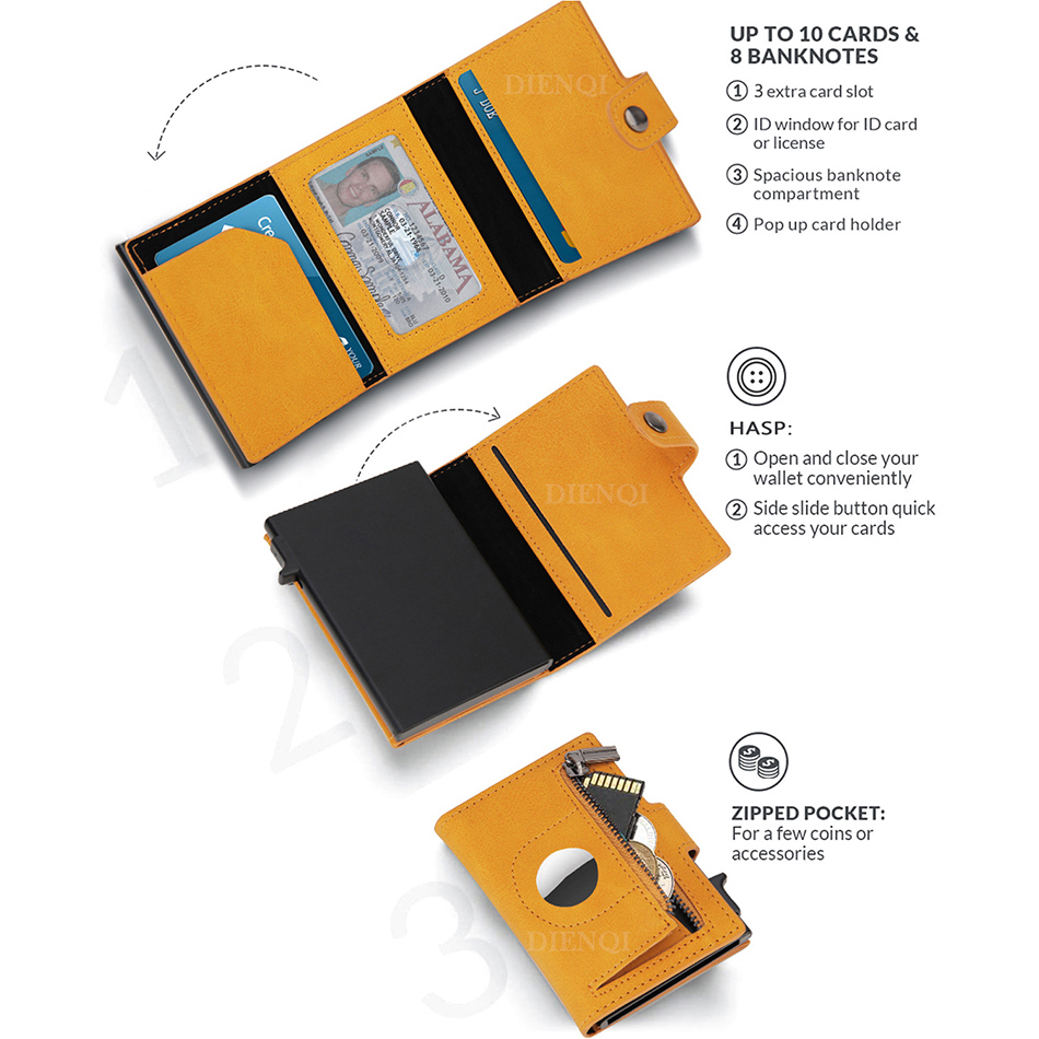 Portfel Airtag Rfid etui na ka – Index Card Holder recenzja i cena