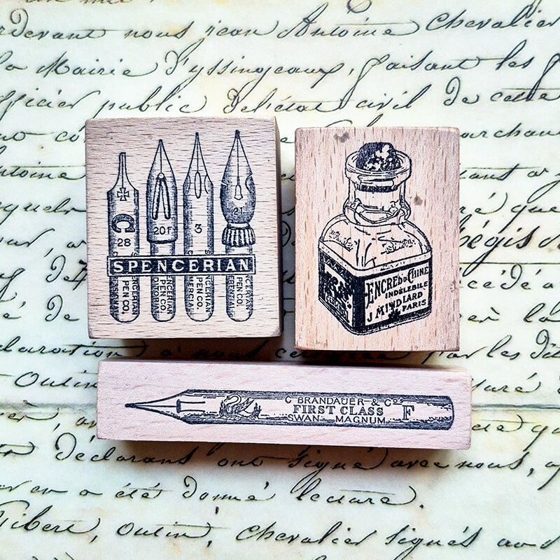 Scrapbooking, stempel, pióro w – Fountain Pen Bottled Ink recenzja i cena